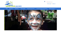 Desktop Screenshot of coloradofestival.com